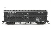 Load image into Gallery viewer, HOn3 Blackstone Models D&RGW - Denver & Rio Grande Western 30' Stock Car No. 5552