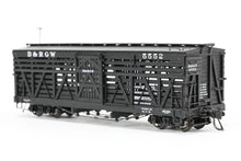 Load image into Gallery viewer, HOn3 Blackstone Models D&RGW - Denver & Rio Grande Western 30' Stock Car No. 5552