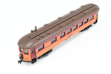 Load image into Gallery viewer, HO Brass MTM - Midwest Trolley Museum CNS&M - North Shore Line No. 420 Parlor Observation Trailer CP w/Working Marker Lamps