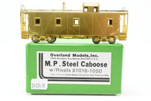 Load image into Gallery viewer, HO Brass OMI - Overland Models, Inc. MP - Missouri Pacific Steel Caboose with Rivets #1016-1050