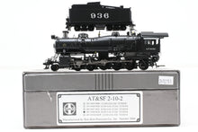 Load image into Gallery viewer, HO Brass DVP - Division Point ATSF - Santa Fe 2-10-2 Factory Painted #936 with 8500 Gallon Coal Tender