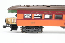Load image into Gallery viewer, HO Brass MTM - Midwest Trolley Museum CNS&M - North Shore Line No. 420 Parlor Observation Trailer CP w/Working Marker Lamps