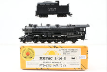 Load image into Gallery viewer, HO Brass Sunset Models MP - Missouri Pacific 2-10-2 w/ Custom Modifications to MP #1717 By Joe G. Collias and Pro-Painted by Don J. Worth