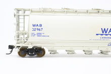 Load image into Gallery viewer, HO Brass OMI - Overland Models, Inc. WAB - Wabash Cylindrical Covered Hopper HC-60 CP Wabash #32967