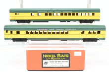 Load image into Gallery viewer, HO Brass NPP - Nickel Plate Products C&NW - Chicago & Northwestern 2-Car Baggage & Parlor Set Factory Painted