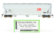 Load image into Gallery viewer, HO Brass OMI - Overland Models, Inc. Various Roads ACF 3-Bay Counterflow 4650 Cubic Feet Covered Hopper w/ 6 Round Hatches CP Allied Chemical #944502