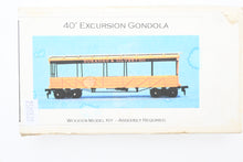 Load image into Gallery viewer, HO Rem’s Railroad Models D&SNG – Durango & Silverton Narrow Gauge 40’ Excursion Car Wood Kit STANDARD GAUGE TRUCKS