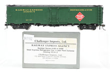Load image into Gallery viewer, HO Brass CIL - Challenger Imports REA - Railway Express Agency 52' Steel Express Refrigerator Car FP Later Scheme