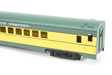 Load image into Gallery viewer, HO Brass NPP - Nickel Plate Products C&NW - Chicago & Northwestern Baggage & Parlor Car Set Factory Painted