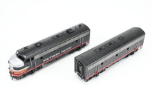 Load image into Gallery viewer, HO Brass Oriental Limited SP - Southern Pacific EMD FP7A/F7B 1500 HP Phase II Set Factory Painted Black Widow