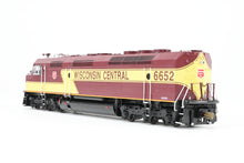 Load image into Gallery viewer, HO Brass OMI - Overland Models, Inc. WC - Wisconsin Central EMD FP45 FP Maroon/Yellow #6652 w/Lights