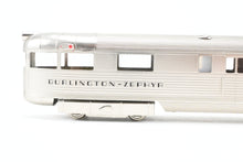 Load image into Gallery viewer, HO Brass CIL - Challenger Imports CB&Q - Burlington Route Pioneer Zephyr 4-Car Set Early Version FP
