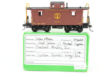 Load image into Gallery viewer, HO Brass OMI - Overland Models, Inc. B&M - Boston & Maine Wood Caboose w/ Slanted Cupola Custom Painted WRONG BOX