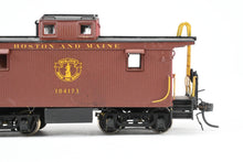 Load image into Gallery viewer, HO Brass OMI - Overland Models, Inc. B&M - Boston & Maine Wood Caboose w/ Slanted Cupola Custom Painted WRONG BOX