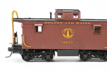 Load image into Gallery viewer, HO Brass OMI - Overland Models, Inc. B&M - Boston & Maine Wood Caboose w/ Slanted Cupola Custom Painted WRONG BOX