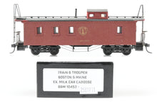 Load image into Gallery viewer, HO Resin Train & Trooper B&M – Boston & Maine Ex. Milk Car Caboose Custom Built & Painted No. 10453 REBOXX