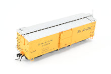 Load image into Gallery viewer, HOn3 Blackstone Models D&RGW - Denver & Rio Grande Western 30' Box Car Flying Grande Herald Silverton Scheme No. 3468