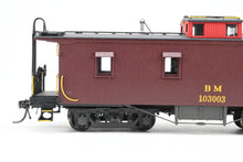 Load image into Gallery viewer, HO Brass Railworks B&M - Boston & Maine Milk Car Rebuild Caboose FP No. 103003