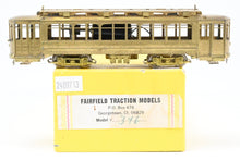 Load image into Gallery viewer, HO Brass Fairfield Models CSL - Chicago Surface Lines 346 City Big Brill Car