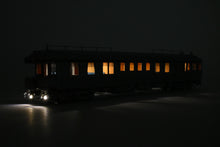 Load image into Gallery viewer, HO Brass NBL - North Bank Line CB&Q - Burlington Route Business Car Second “100” Factory Painted Shadow Line