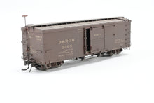 Load image into Gallery viewer, HOn3 Blackstone Models D&RGW - Denver & Rio Grande Western 30' Box Car 1924 No Herald No. 3303 Weathered