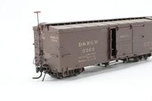 Load image into Gallery viewer, HOn3 Blackstone Models D&RGW - Denver & Rio Grande Western 30' Box Car 1924 No Herald No. 3303 Weathered