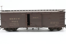 Load image into Gallery viewer, HOn3 Blackstone Models D&RGW - Denver & Rio Grande Western 30' Box Car 1924 No Herald No. 3303 Weathered