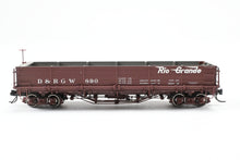 Load image into Gallery viewer, HOn3 Blackstone Models D&RGW - Denver & Rio Grande Western Drop Bottom Gondola – Flying Grande No. 890