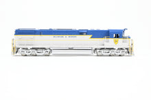 Load image into Gallery viewer, HO Brass Oriental Limited/Challenger Imports D&H - Delaware and Hudson C-628 FP Blue/Grey Scheme