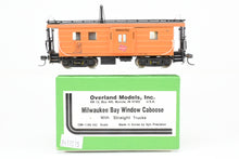 Load image into Gallery viewer, HO Brass OMI - Overland Models, Inc. MILW - Milwaukee Road Bay Window Caboose With Straight Trucks CP No. 991852
