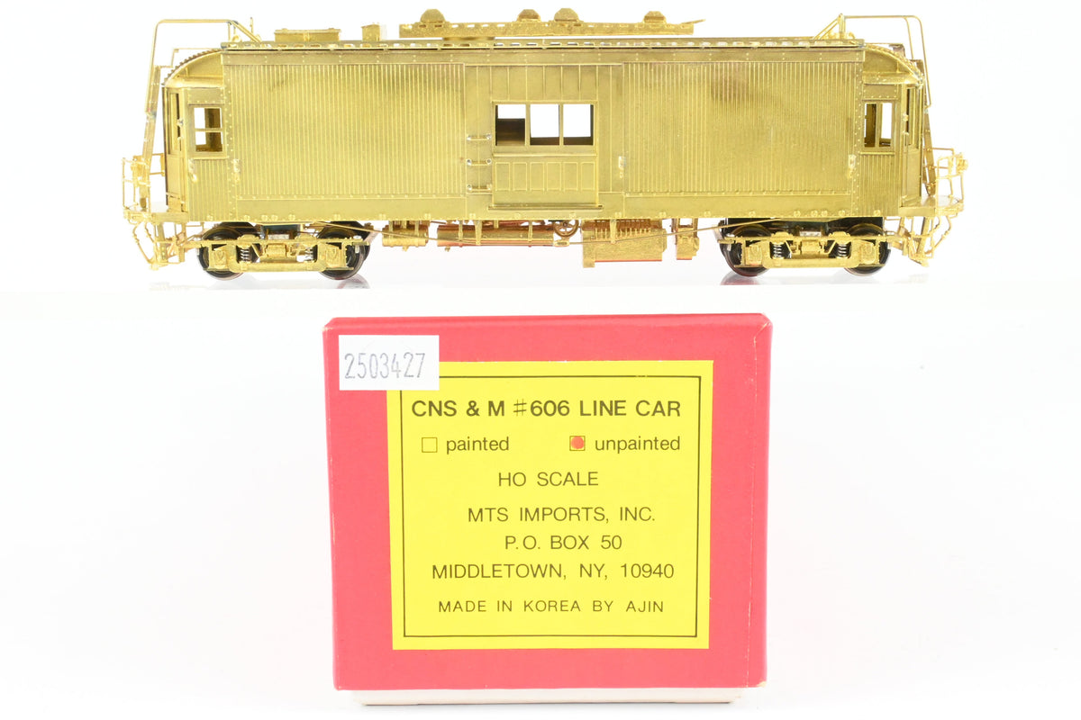 HO Brass MTS Imports CNS&M - North Shore Line #606 Line Car
