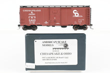 Load image into Gallery viewer, HO Brass ASM – American Scale Models C&O – Chesapeake & Ohio 1937 AAR Boxcar w/ Art Deco Ends FP No. 5465