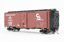 Load image into Gallery viewer, HO Brass ASM – American Scale Models C&O – Chesapeake & Ohio 1937 AAR Boxcar w/ Art Deco Ends FP No. 5465