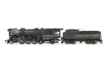 Load image into Gallery viewer, HO NEW Brass Hybrid BLI - Broadway Limited Imports C&O – Chesapeake & Ohio K-2 2-8-2 Mikado w/ 12-VC Tender FP #1166 w/ Smoke Paragon 4 Sound/DC/DCC