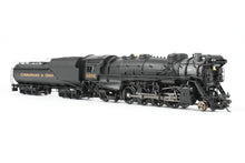 Load image into Gallery viewer, HO NEW Brass Hybrid BLI - Broadway Limited Imports C&O – Chesapeake & Ohio K-2 2-8-2 Mikado w/ 16-VC Tender FP #1202 w/ Smoke Paragon 4 Sound/DC/DCC