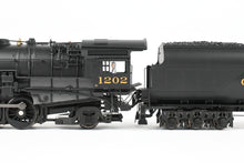Load image into Gallery viewer, HO NEW Brass Hybrid BLI - Broadway Limited Imports C&O – Chesapeake & Ohio K-2 2-8-2 Mikado w/ 16-VC Tender FP #1202 w/ Smoke Paragon 4 Sound/DC/DCC