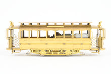 Load image into Gallery viewer, HO Brass NJ Custom Brass MSR - Metropolitan Street Railway Single Truck Short Closed Trolley