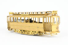 Load image into Gallery viewer, HO Brass NJ Custom Brass MSR - Metropolitan Street Railway Single Truck Short Closed Trolley