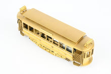 Load image into Gallery viewer, HO Brass NJ Custom Brass MSR - Metropolitan Street Railway Single Truck Short Closed Trolley