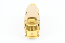 Load image into Gallery viewer, HO Brass NJ Custom Brass MSR - Metropolitan Street Railway Single Truck Short Closed Trolley