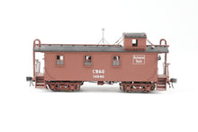 Load image into Gallery viewer, HO Brass CIL - Challenger Imports CB&Q - Burlington Route Wood Waycar 28 ft. Class NE-1 FP No. 14240 w/ Added Working Marker Light REBOXX