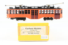 Load image into Gallery viewer, HO Brass Fairfield Models Pittsburgh Railway Double End Trolley 2 poles CP Not lettered