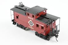 Load image into Gallery viewer, HO Brass Lambert Erie Railroad Steel offset Caboose Custom Painted