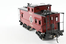 Load image into Gallery viewer, HO Brass Lambert Erie Railroad Steel offset Caboose Custom Painted
