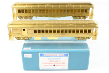 Load image into Gallery viewer, HO Brass Railworks Ltd. DL&W- Lackawanna Boonton Combine-Coach Set w/Ribbed Roof