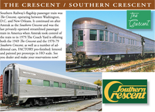 Load image into Gallery viewer, HO Brass TCY - The Coach Yard SOU - Southern Railway 1949 and 1970-79 "The Crescent" & "Southern Crescent" Trains