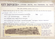 Load image into Gallery viewer, HO Brass Key Imports NYC - New York Central J-1d 4-6-4 Hudson