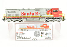 Load image into Gallery viewer, HO ScaleTrains "Rivet Counter" - ATSF - Santa Fe/Warbonnet GE C44-9W No. 653 "As Delivered" W/ESU DCC & Sound