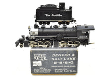 Load image into Gallery viewer, HO Brass PFM - United D&SL - Denver & Salt Lake - D&RGW - Denver & Rio Grande Western 2-6-6-0 CP 3365