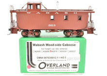 Load image into Gallery viewer, HO Brass OMI - Overland Models, Inc. WAB - Wabash Wood Side Caboose FP #2615